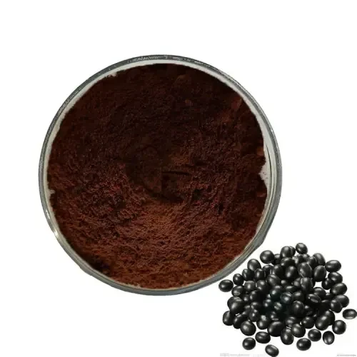 Black soybean hull extract